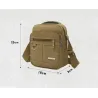 Schulter / Crossbody kleine Tasche - Leinwand