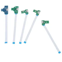 Playstation PS4 controller - USB charging port socket board with flex ribbon cableRepair parts