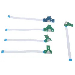 Playstation PS4 controller - USB charging port socket board with flex ribbon cableRepair parts