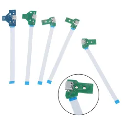 Playstation PS4 controller - USB charging port socket board with flex ribbon cableRepair parts