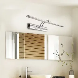 Modernes Badezimmer Spiegellicht mit Schalter - LED Lampe - Edelstahl - wasserdicht - 220V - 7W - 9W