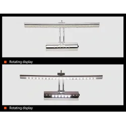 Modern bathroom mirror light with switch - LED lamp - stainless steel - waterproof - 220V - 7W - 9WWall lights