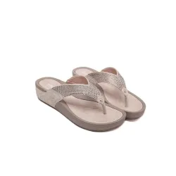 Strand-Flip-Flops mit Pailletten - Sandalen