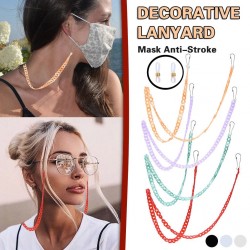 Multifunktions-Baumwollkette - Halter für Gläser / Gesichtsmasken - dekorative Lanyard