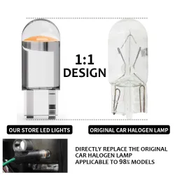 W5W 194 T10 - Cob LED Auto Lampe - 3000K - 6000K