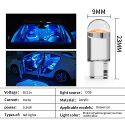 W5W 194 T10 - Cob LED Auto Lampe - 3000K - 6000K