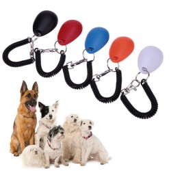 Hundetrainer - verstellbarer Schlüsselbund mit Sound - Clicker - Anti - Barking - Gerät