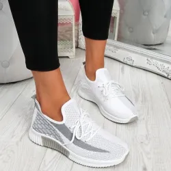 Mesh Sports Sneakers - bequeme Laufschuhe