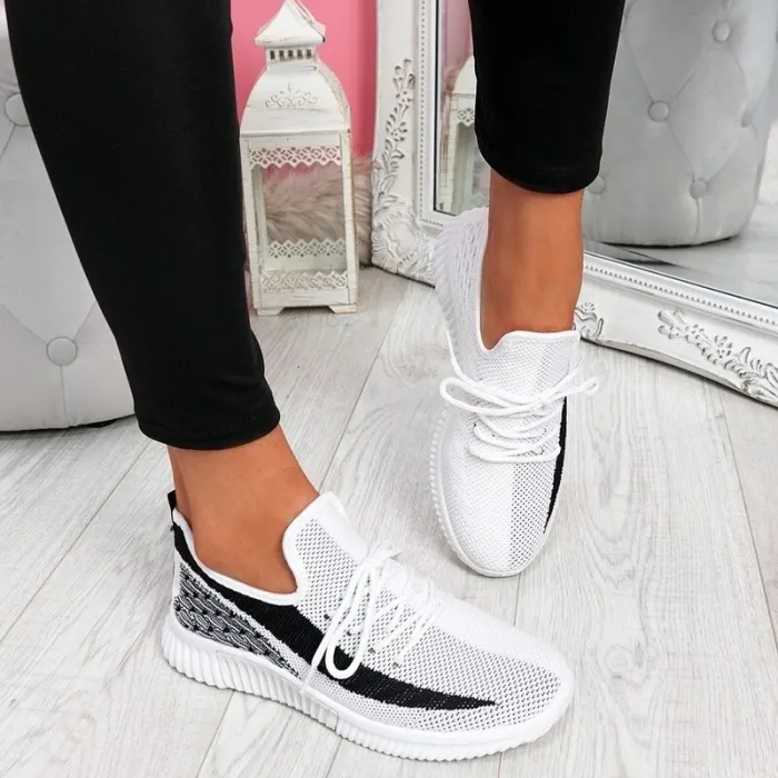Mesh Sports Sneakers - bequeme Laufschuhe