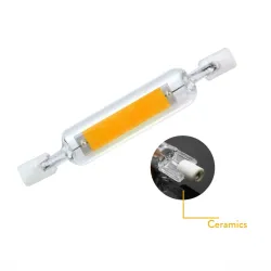 R7S - AC 110V - 220V - 230V - 6W - 12W - 20W - LED - COB Halogenlampe - Glasröhre - 10 Stück