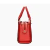Lederhandtasche - Umhängetasche - kleine Clutch - geometrisches Design - 3-teiliges Set