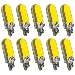 T10 - W5W - Silikongehäuse - COB LED-Lampen - 10 Stück
