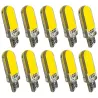 T10 - W5W - silicone case - COB LED bulbs - 10 piecesT10