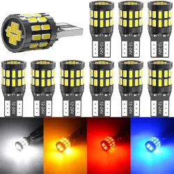 W5W - T10 - 12V - Auto LED Canbus Glühlampe - 10 Stück