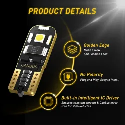 W5W - T10 - LED Canbus Glühlampe - 10 Stück