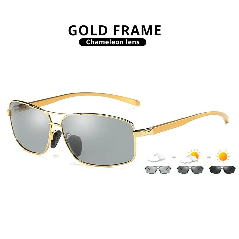 Photochromic sunglasses - polarized - anti-glare - day / night driving glasses - unisex - UV400Sunglasses
