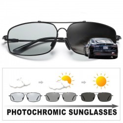 Photochromic metal sunglasses - polarized - day / night driving - UV 400