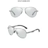 Classic sunglasses - photochromic - polarized - anti-glare - safe for night driving - UV400Sunglasses