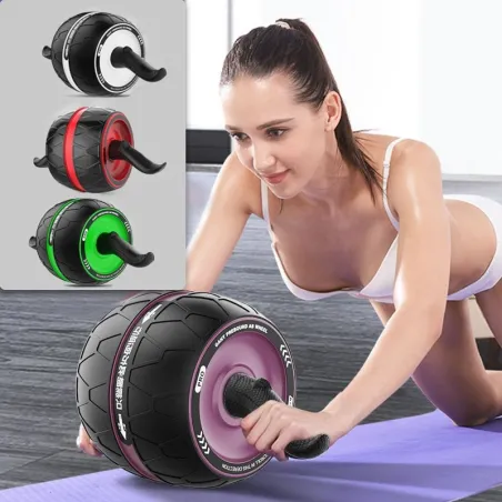 ABS roller - wheel - abdominal muscle trainer - knees matEquipment