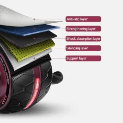 ABS Roller - Rad - Bauchmuskeltrainer - Kniematte