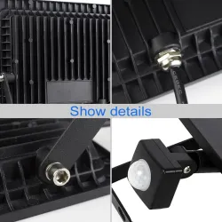 10W - 20W - 30W - 50W - LED-Flutlicht - Bewegungssensor - wasserdichter Außenreflektor