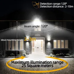 10W - 20W - 30W - 50W - 100W - 220V - LED floodlight - waterproof reflector - outdoor light - PIR motion sensorFloodlights