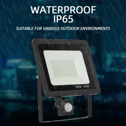 10W - 20W - 30W - 50W - 100W - 220V - LED floodlight - waterproof reflector - outdoor light - PIR motion sensorFloodlights