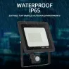 10W - 20W - 30W - 50W - 100W - 220V - LED floodlight - waterproof reflector - outdoor light - PIR motion sensorFloodlights
