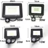 10W - 20W - 30W - 50W - 100W - 220V - LED floodlight - waterproof reflector - outdoor light - PIR motion sensorFloodlights