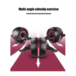 ABS Roller - Rad - Bauchmuskeltrainer - Kniematte