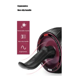 ABS Roller - Rad - Bauchmuskeltrainer - Kniematte
