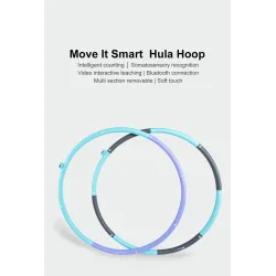 Smart Bluetooth Hula Hoop - Kalorienzählung - somatosensorische Erkennung - einstellbare Schleife - LED-Anzeige
