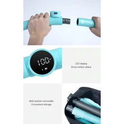 Smart Bluetooth Hula Hoop - Kalorienzählung - somatosensorische Erkennung - einstellbare Schleife - LED-Anzeige