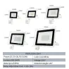 LED floodlight - outdoor reflector - PIR motion sensor - waterproof - 10W - 20W - 30W - 50W - 100WFloodlights