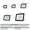 LED floodlight - outdoor reflector - PIR motion sensor - waterproof - 10W - 20W - 30W - 50W - 100WFloodlights