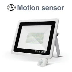 LED floodlight - outdoor reflector - PIR motion sensor - waterproof - 10W - 20W - 30W - 50W - 100WFloodlights