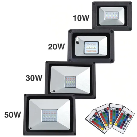 LED-Flutlicht - Außenreflektor - wasserdicht - 20W - 30W - 50W
