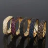 Eleganter quadratischer Ring mit Kristallen