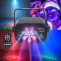 RGB - LED - disco / party light - mini laser projector - USB