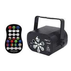 RGB - LED - Disco / Party Licht - Mini Laser Projektor - USB