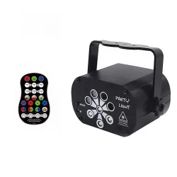 RGB - LED - Disco / Party Licht - Mini Laser Projektor - USB