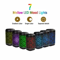 Luftbefeuchter - Diffusor für ätherische Öle - 7 Farben - Nachtlicht - 260 ml