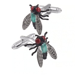 Cufflinks with flies - 2 pieces