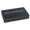 KVM 4K Switch Splitter - HDMI - USB - gemeinsamer Monitor - mit 2 Anschlüssen