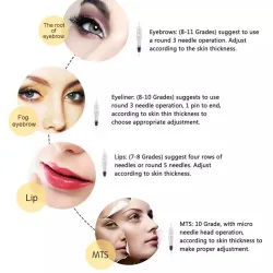 Permanent Make-up - Microblading MTS digitale Tätowiermaschine - Set