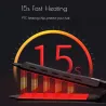 Hair straightener with temperature control - tourmaline ceramic - wet / dry hairHair straighteners