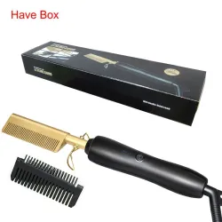 All in 1 - hair straightener / curler / comb - with temperature control - tourmaline ceramicHair straighteners