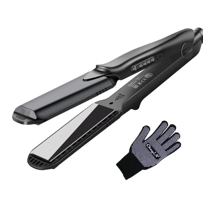 4 in 1 - Haarglätter / Lockenwickler mit austauschbaren Wellenplatten