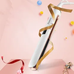 Multifunctional hair mini straightener / curler - with temperature controlHair straighteners
