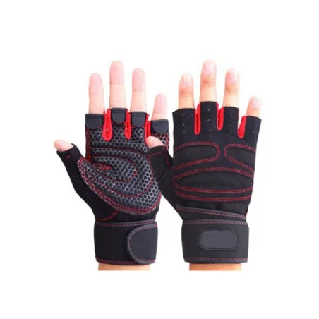 Halbfinger-Turnhandschuhe - Gewichtheben - Training - Fitness